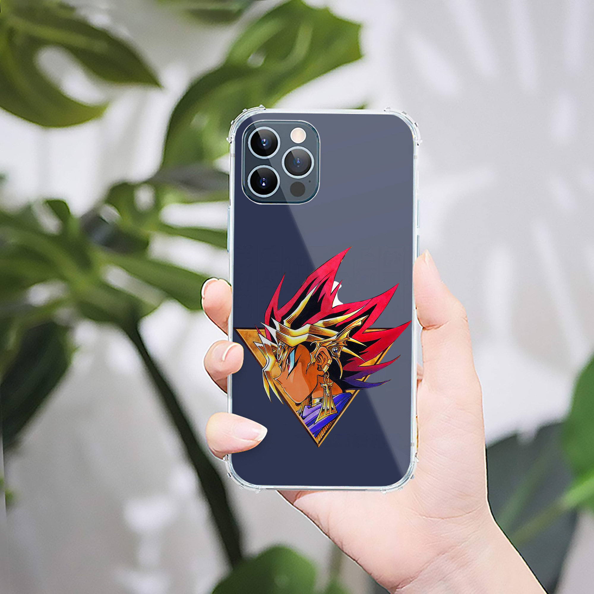 （画像用） 遊☆戯☆王 Yu-Gi-Oh! 【iPhone 12シリーズ対応】透明スマホケース（クリアソフトケース）